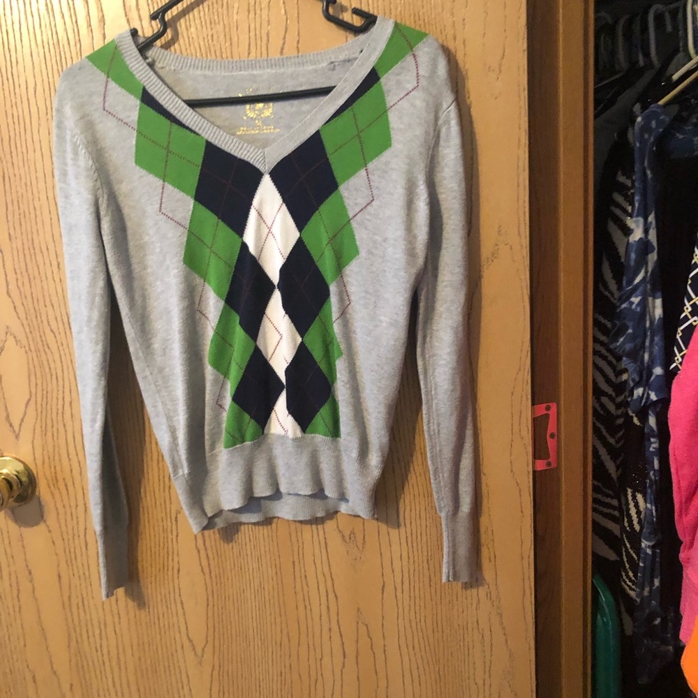 Argyle sweater